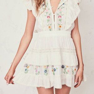 Loveshackfancy Embroidered Romy Dress - image 1